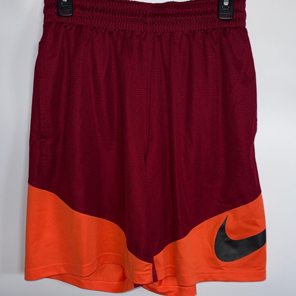 Nike Dri-Fit Men's Athletic Shorts in Red and Orange
